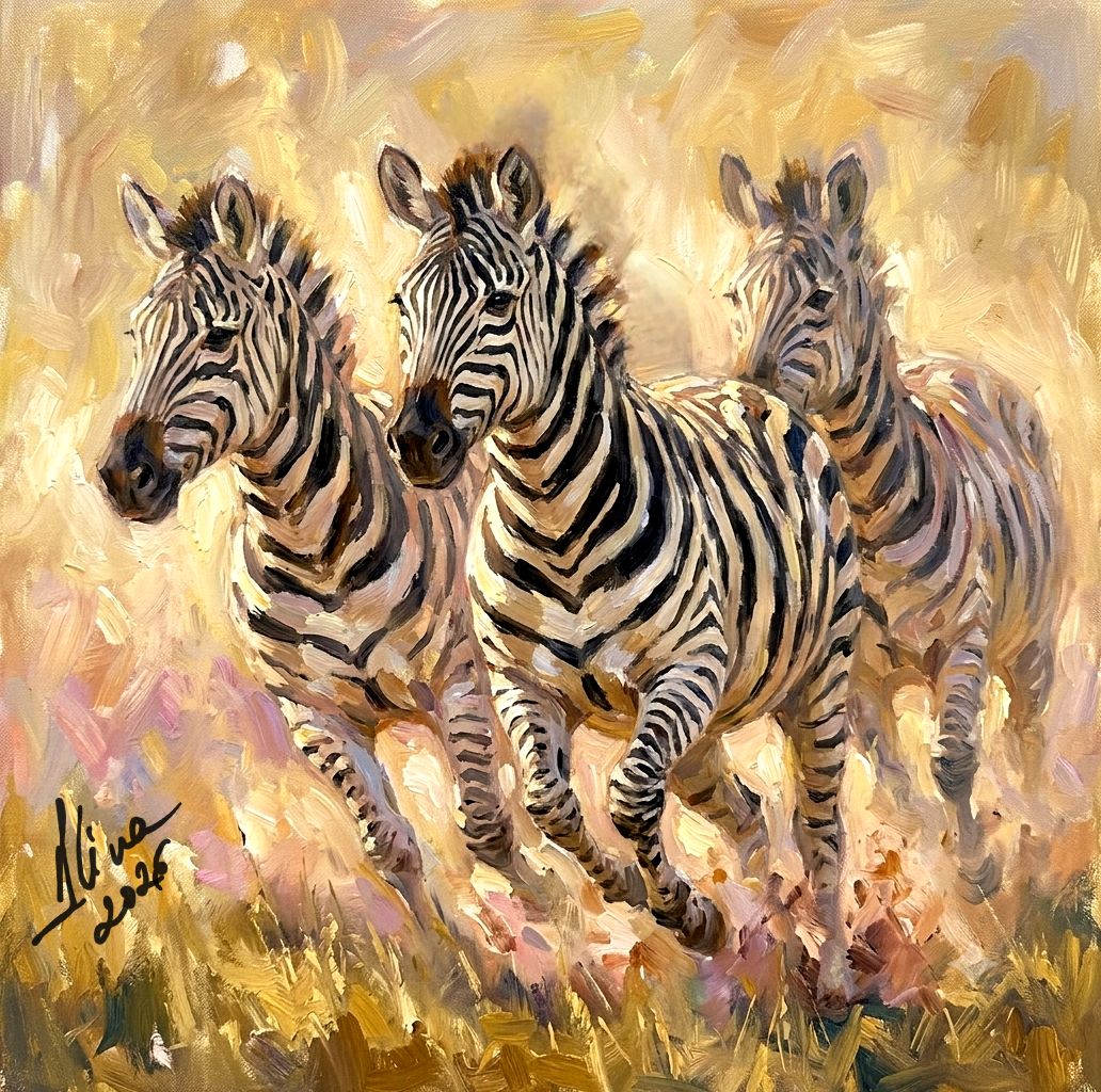 ArteDiAlina.com painting: Run Free
